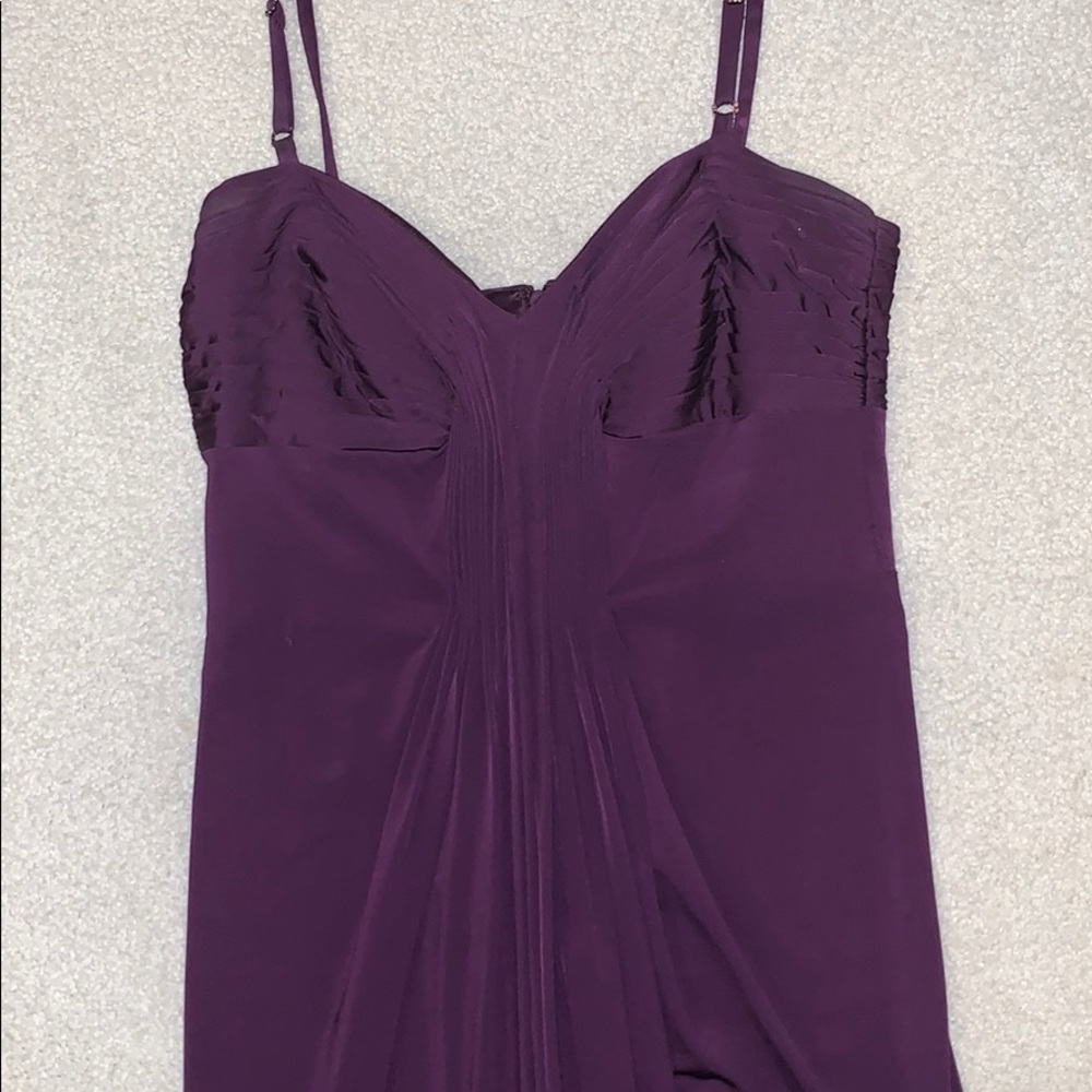 Purple cocktail dress, Laundry
